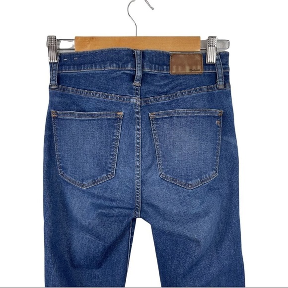 Madewell 9" High Rise Skinny Jeans Stretch faded indigo Size 26 - Picture 8 of 15